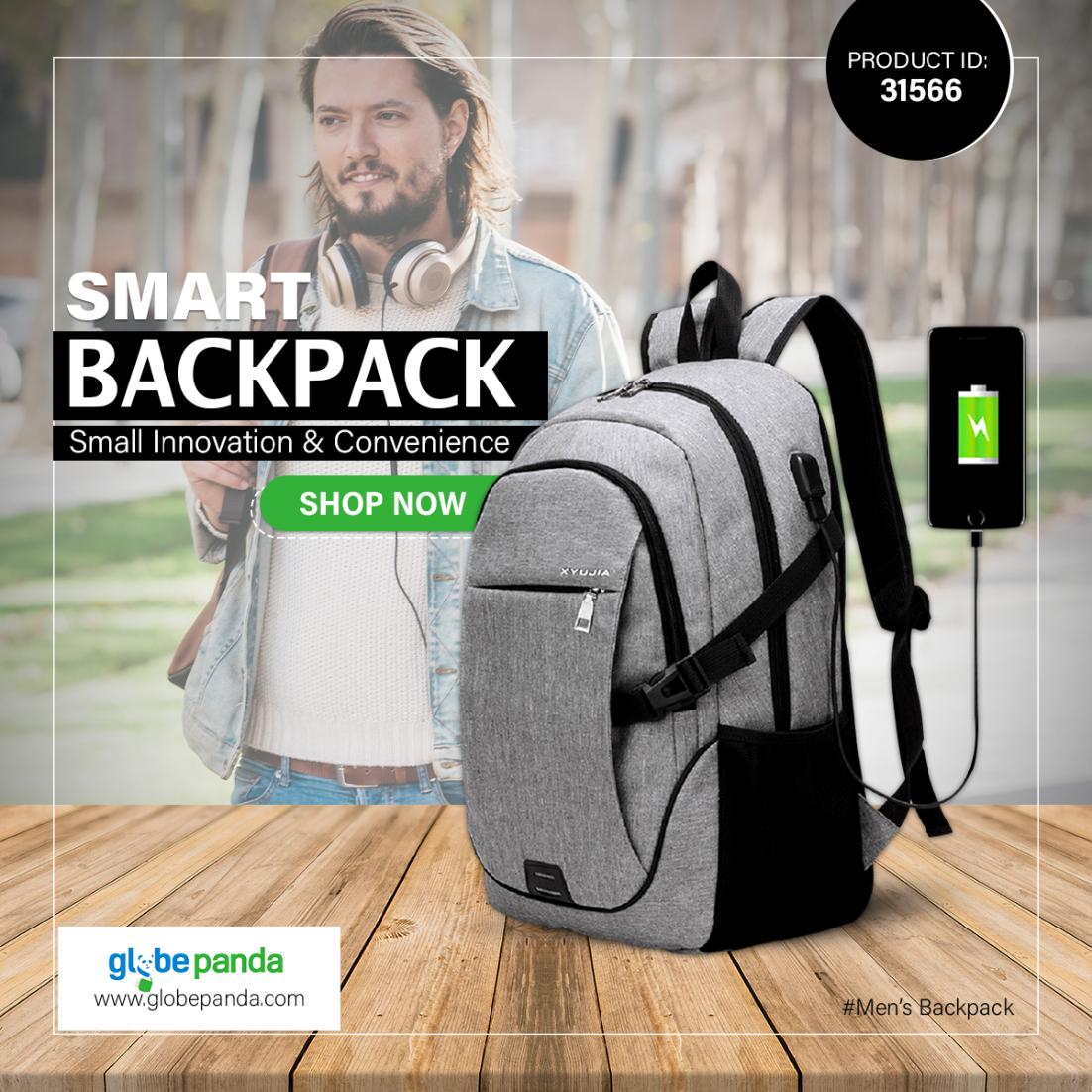 TheGlobePanda's tweet image. 😮A backpack that you can charge 🔋 📱 your mobile phone from it 😮
Shop yours here 👉 bit.ly/2LUByRZ
#GlobePanda #SmartBackpack #USBBackpack