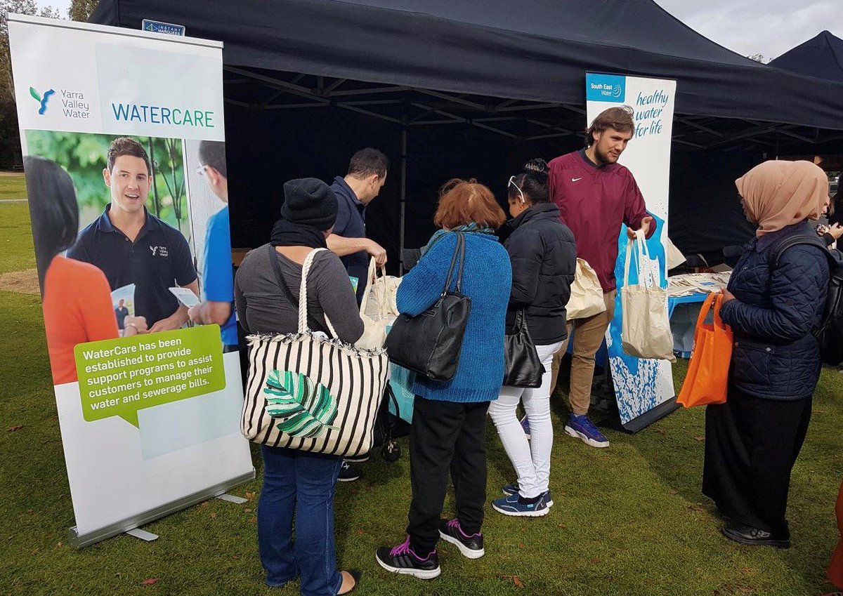 YVWater's tweet photo. We're so proud to be part of #DATZ2019 today, making an impact by supporting culturally diverse communities across Melbourne. #VicMultiFest #ProudtoBelong. https://t.co/YG7cjYXWpv
