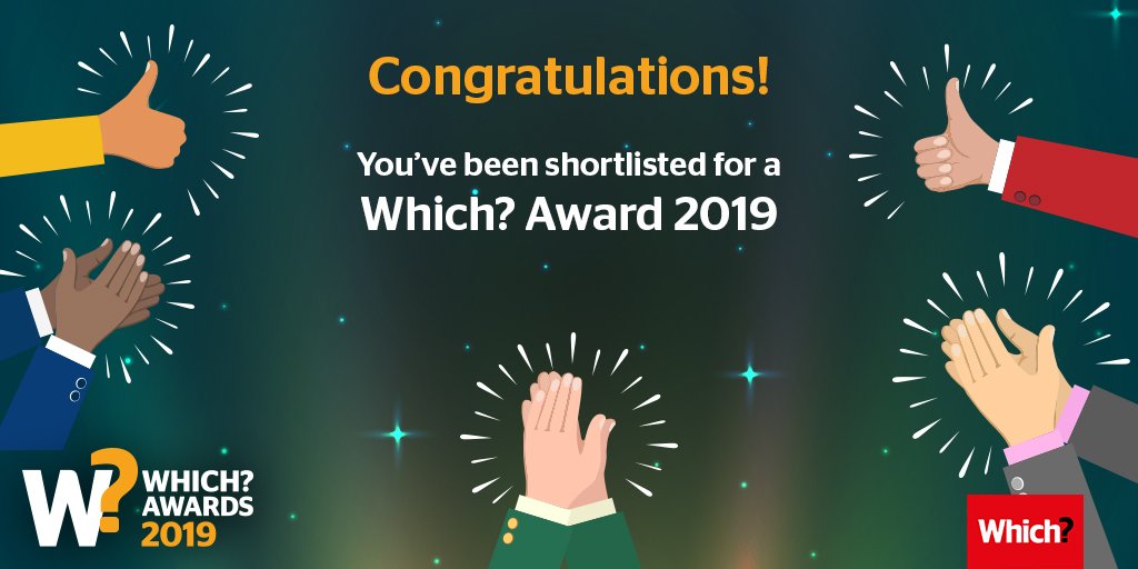 <a href="/LGUK/">LG UK</a> - Congrats! You've been shortlisted for Sound &amp; Vision Brand of the Year 2019, Which? Award 2019.

The #WhichAwards2019 will take place on 20 June 2019. Good luck 🤞