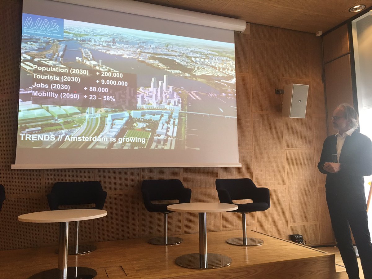 A growth challenge of Amsterdam is considerable. Growth in mobility expected and will require unconventional solutions. Bike roads are congested, too. Competition about space is tightening. <a href="/arjan_vTimmeren/">Arjan van Timmeren</a>
