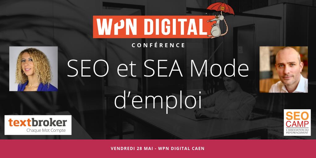 Ravi de faire une présentation au <a href="/WPNormandie/">WordPress Normandie</a> en compagnie de <a href="/zozo_lazozo/">zohra</a> de chez <a href="/TextbrokerFR/">Textbroker France</a> 

Plus d'info sur wpndigital.fr/programme/conf…