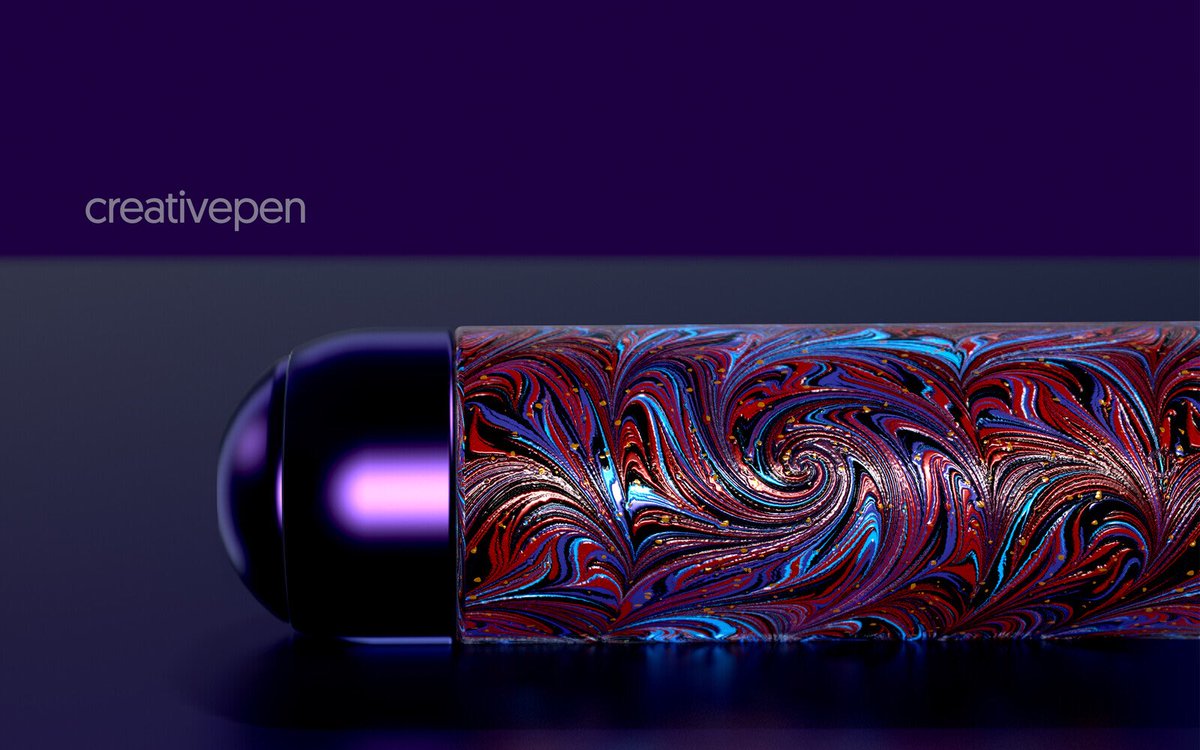 Here is a mini smartpen concept project ! For details you can check out artstation.com/artwork/4bRXQW
 <a href="/Substance3D/">Adobe Substance 3D</a> <a href="/marmosetco/">Marmoset</a> #productdesign #Designers