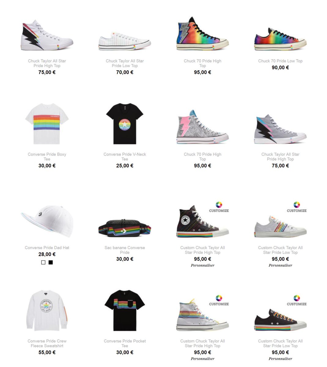 converse pride boxy tee