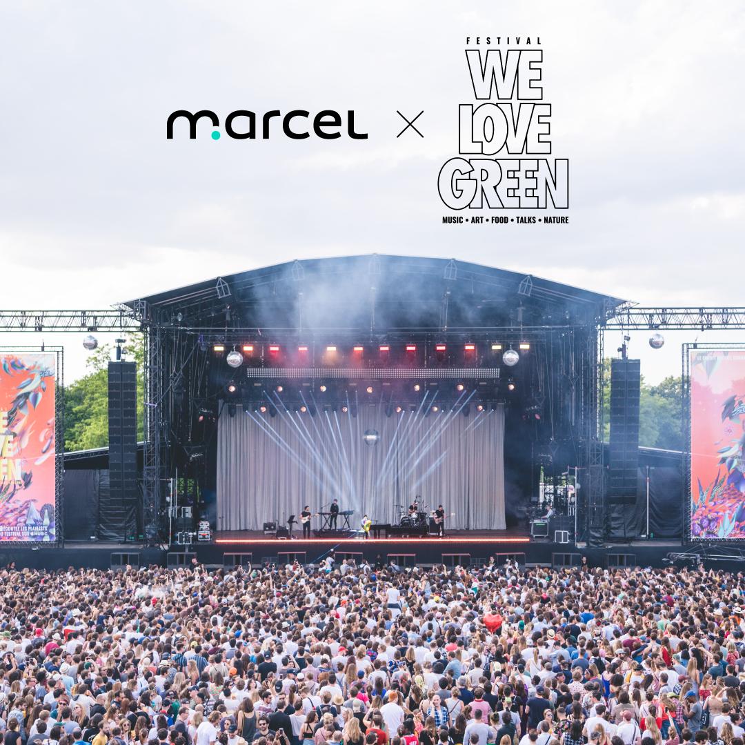Marcel 💚 We Love Green
Pour <a href="/MarcelVTC/">Marcel</a>, c’est essentiel de construire des partenariats qui ont du sens. Nous sommes fiers de soutenir <a href="/WeLoveGreen/">WE LOVE GREEN</a>, festival engagé ✊
👉 bit.ly/2QdYVEn #festival