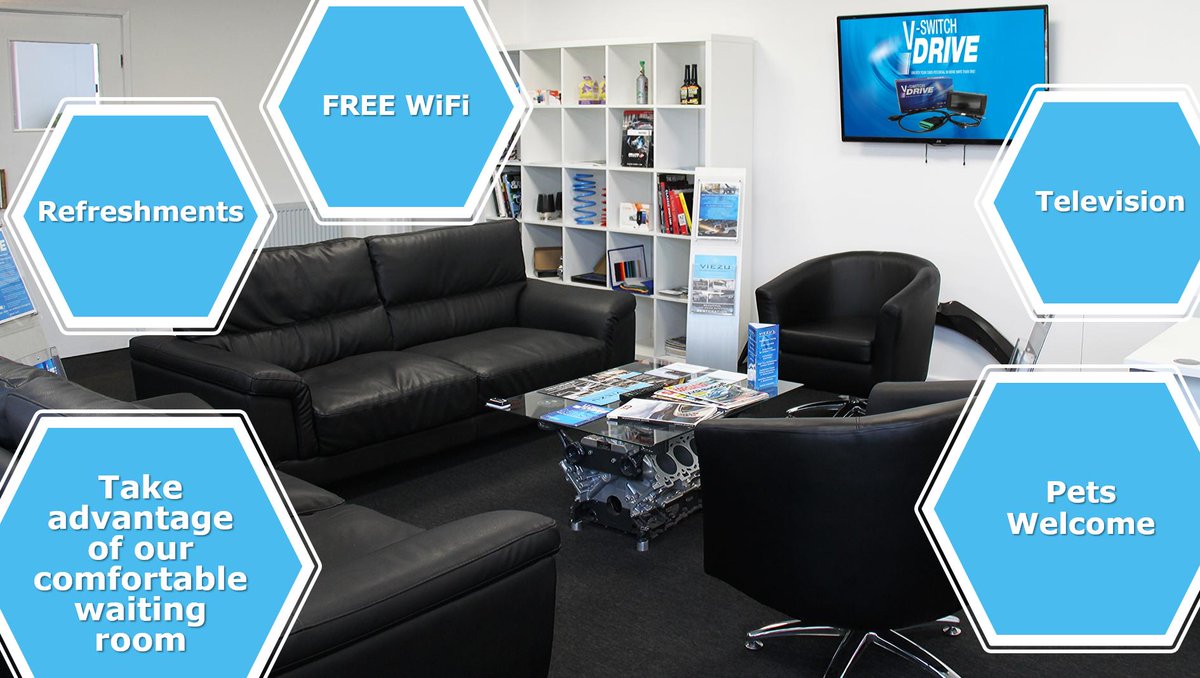 ViezuTech's tweet photo. Why not wait with us - it's comfortable, we love it when you bring your pets (even if we insist on photoing &amp; cuddling them! 😂), and there's a TV, Wifi, &amp; refreshments. We look after you, &amp; we look after your car! https://t.co/6VMyNVgKOm

#WhileUWait #FreeWIFI #VehicleServicing https://t.co/9afwnrNRir