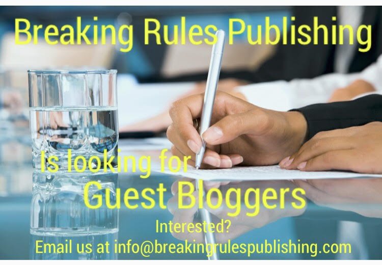 BreakingRules15's tweet photo. Be a guest blogger - share your history/your lessons/promote your latest book/marketing tips or even how you break that writer's block on your desk. Email us at info@breakingrulespublishing.com
#bloggers #writers #guestbloggerswanted #guestblogger https://t.co/e5qTCmuyXd