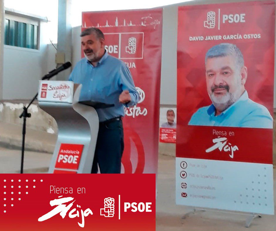 PSOEdeEcija's tweet photo. Con nuestro candidato y alcalde de #Écija, @djgarciaostos, Antonio Pradas Torres, Diputado y Secretario de Política Agraria y José Luis Cejas Gálvez, Alcalde y candidato a la alcaldía de Isla Redonda - La Aceñuela/❤️ explicando a lo@ vecin@s nuestros #CompromisosDeGobierno. https://t.co/Zr3HqaaLyS