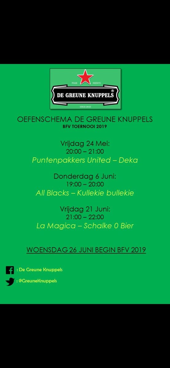 De Greune Knuppels tweet media