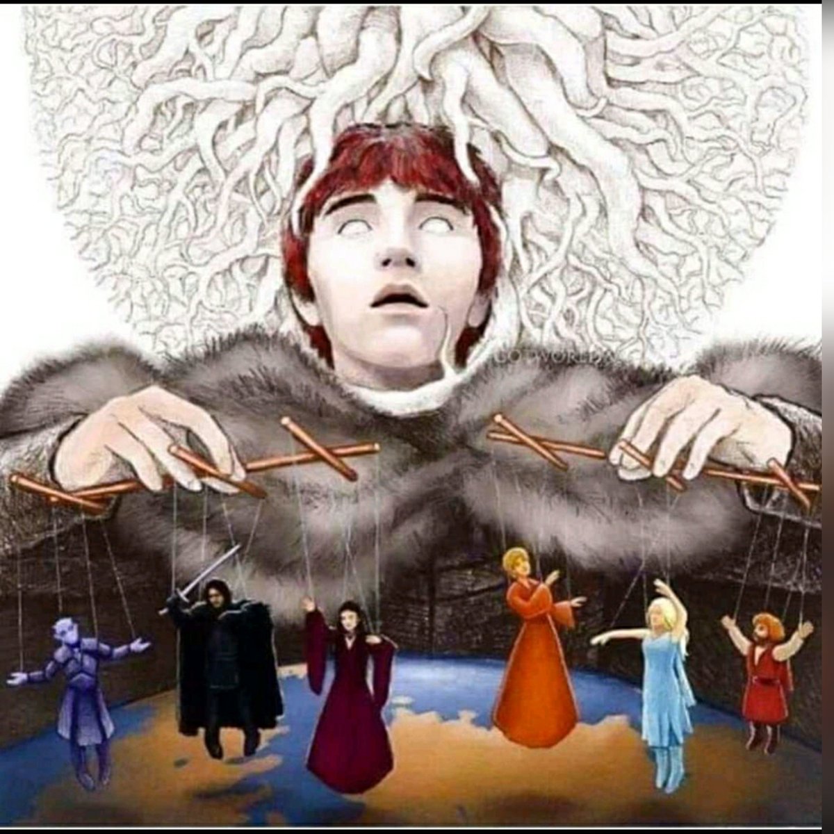 CosmeticsMyk's tweet photo. King Bran The Broken, First of his name, Ruler of the six Kingdoms, protector of the realm and the Grand puppeteer.
#GoTFinale #mykcosmetics #GameOfThonesFinale https://t.co/Zmyrqaog5l