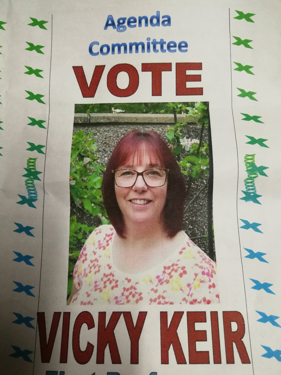 joolzl23's tweet photo. Delighted to be supporting @Vickykeir as she stands for the agenda committee.  Vicky is passionate , dedicated and true voice for nursing and would be fab on the committee . Please #votevicky #RCN19 
@stewartd231 @Andy_Notman @EvanKeir @ElspethCaithnes @TRShalley @PortyGeoff https://t.co/ittzyfxhWO
