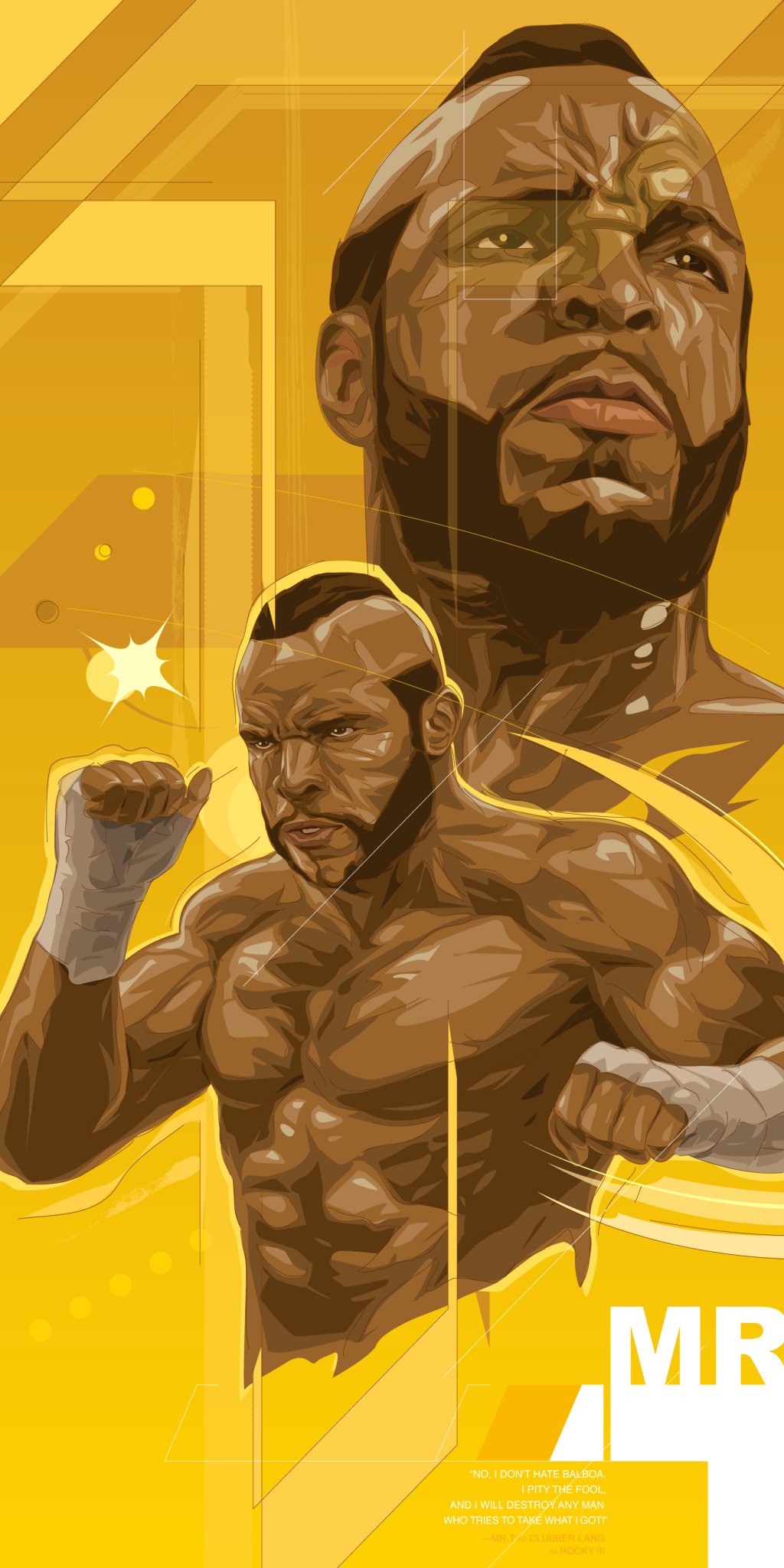  Happy birthday Mr. T
you\re the man Art by  