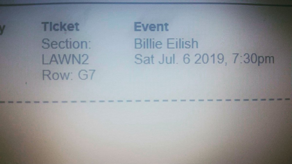 onthecontrary18's tweet photo. JULY 6TH!!!!!! @billieeilish OMG I CAN'T WAIT TO SEE YOU LIVE!!!!!!!! https://t.co/SksYhB3jAA