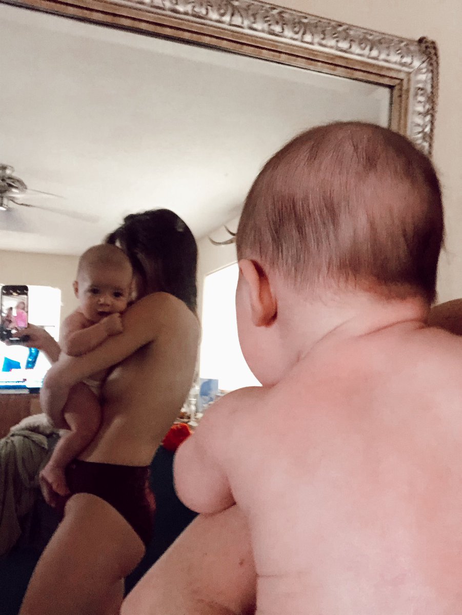 candacecampbell's tweet photo. He loves to see his reflection in the mirror! ๐ค๐ฅฐ๐ #momlife #boymom #babystone #skintoskin #indigomoon #indigomoonmama #littlesidekick https://t.co/72OmbMM9lK