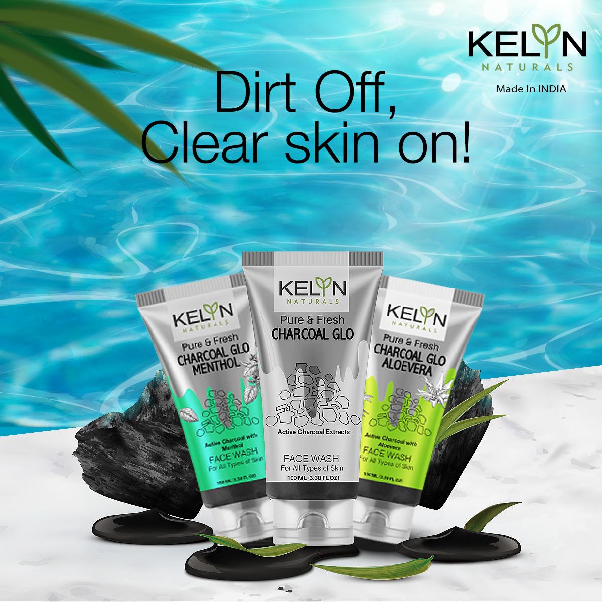 kelyn charcoal face wash