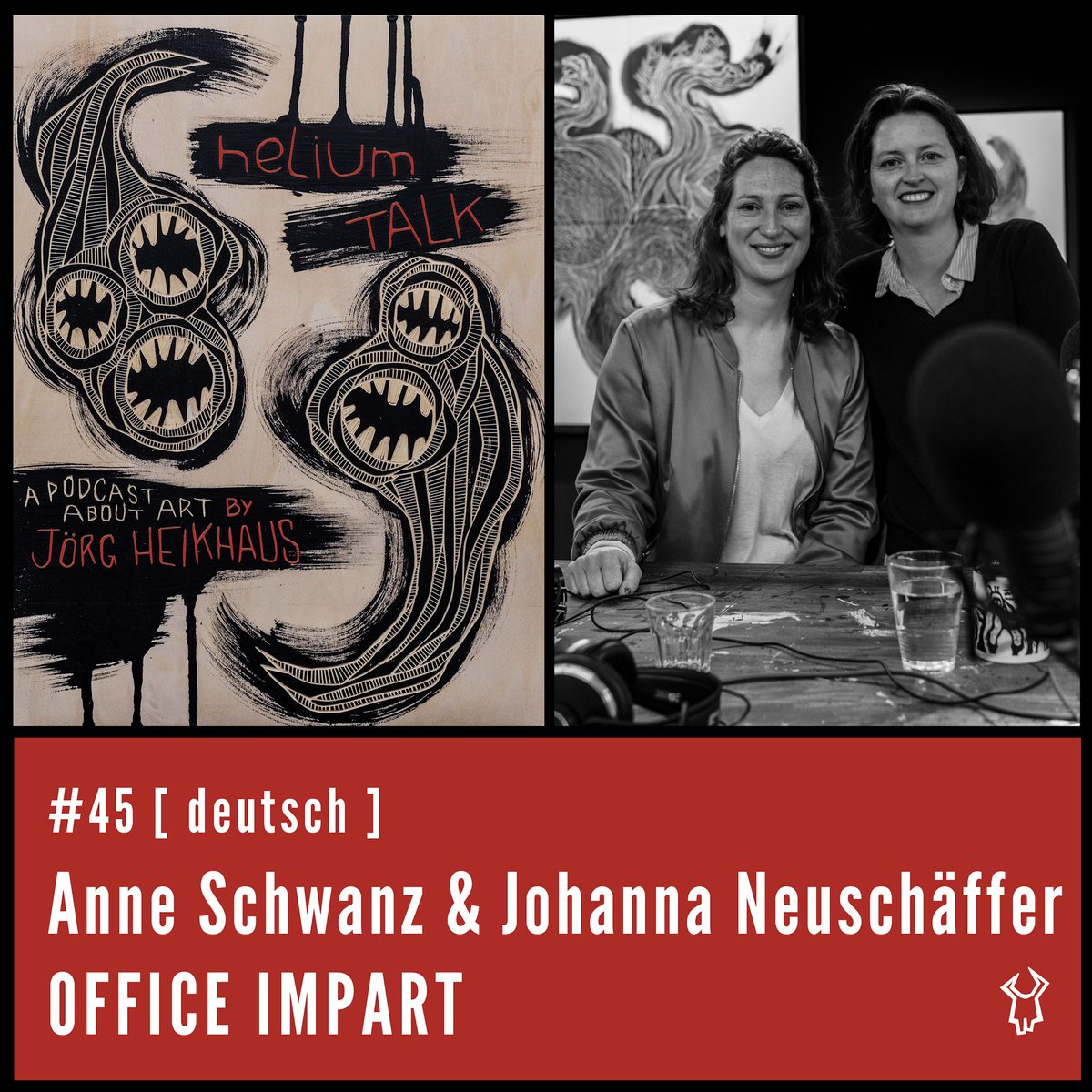 New heliumTALK podcast out now! Episode #45 with Anne Schwanz &amp; Johanna Neuschäffer from OFFICE IMPART (german):

heliumtalk.com

iTunes: apple.co/2Wee5Pp
Spotify: spoti.fi/2w9LGLN

heliumtalk.podigee.io/45-officeimpart

I