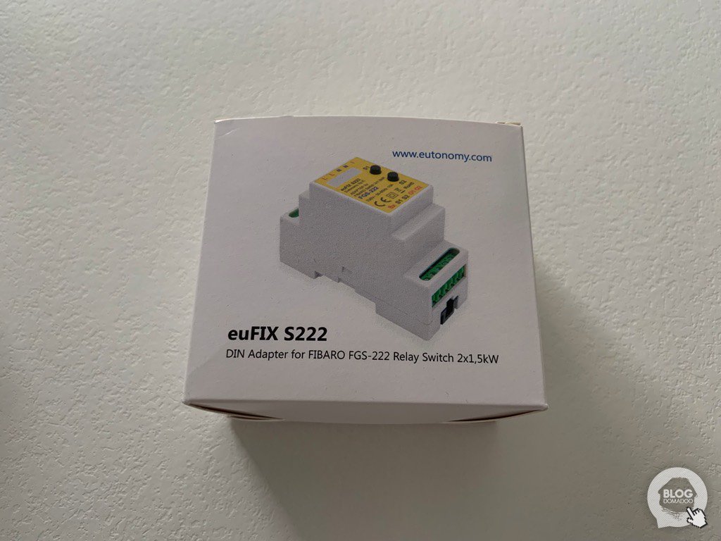 domadoo's tweet photo. Découverte de l'#Adaptateur rail DIN #Eutonomy EUFIX S222 pour micromodule #Fibaro FGS-222 - https://t.co/vBHW9t0wvZ #Fgs222 #RailDin https://t.co/3zT8grgnLw