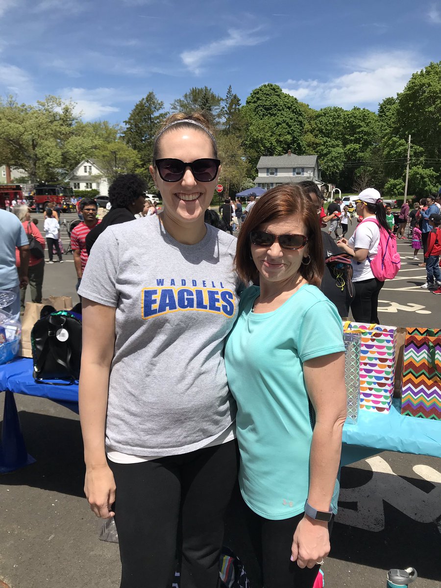 Here are some of our staff that volunteered at our color run/carnival. What was your favorite activity? <a href="/mpspride/">Manchester Schools</a>