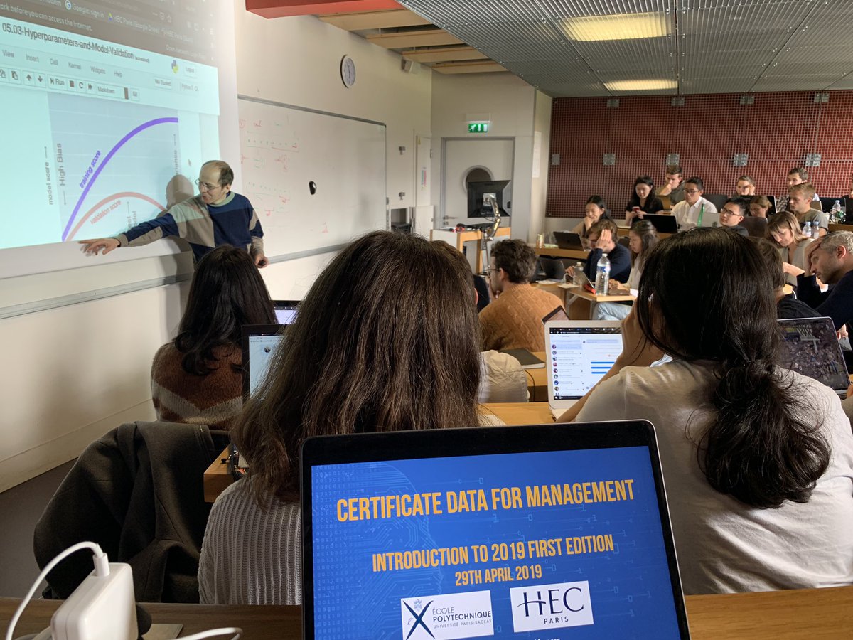 Vincent Fraitot (@vincentfraitot) on Twitter photo If you understand this slide, maybe you should consider becoming a #DataScientist!
Intensive two weeks on #regression #dimensionreduction #classification and #machinelearning with professors from École polytechnique for the #DataforManagement Certificate 2019 at <a href="/HECParis/">HEC Paris Business School</a> If you understand this slide, maybe you should consider becoming a #DataScientist!
Intensive two weeks on #regression #dimensionreduction #classification and #machinelearning with professors from École polytechnique for the #DataforManagement Certificate 2019 at <a href="/HECParis/">HEC Paris Business School</a>