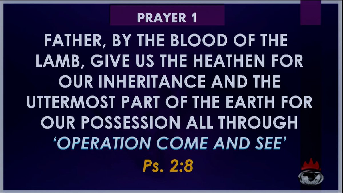 WinnersChapelNL's tweet photo. #OpComeAndSee Covenant Hour of Prayer (#CHOP), TUESDAY, MAY 21ST, 2019 - PRAYER POINTS | Winners' Chapel International - The HOME Of SIGNS & WONDERS, Worldwide | #DivineGuidanceGatewayToAWorldOfExploits | #WinnersAt38 | #Year2019 #IHaveDominion |: https://t.co/z0jhoRrGzk