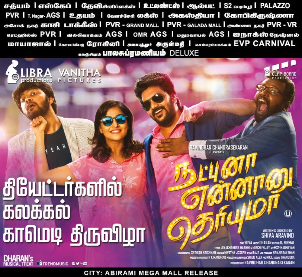 filmistreet's tweet photo. #NatpunaEnnanuTheriyuma தியேட்டர்களில் கலக்கல் காமெடி திருவிழா 👍
#NetTharaLocalHit
#NEThiadiSuccess
#NETBigHit
@Actor_kaviin @nambessan_ramya @Arunrajakamaraj @rajuactor91 @dharankumar_c @lightson_media @LIBRAProduc @ClapBoardPr @trendmusicsouth https://t.co/47mOmaKOnO