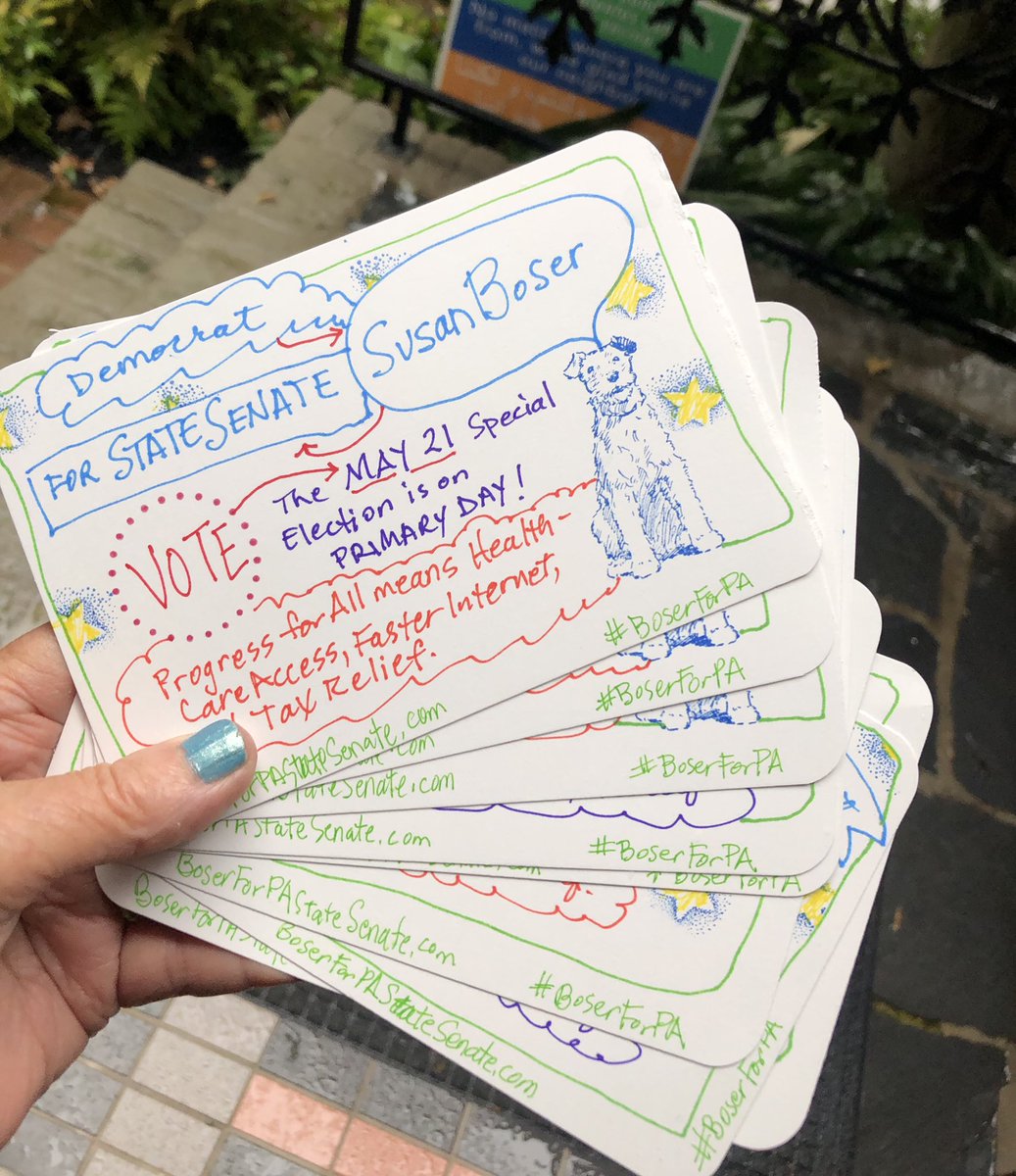 miracleguppy's tweet photo. 💥PENNSYLVANIA DIST 41 PEEPS GO VOTE NOW💥
✔🗳 Special Election Tues May 21 Primary Day🗳✔
🌟SUSAN BOSER🌟
#BoserForPA #PostcardsToVoters #EveryVoteMatters #EveryElectionMatters https://t.co/emU4SaRlGd
