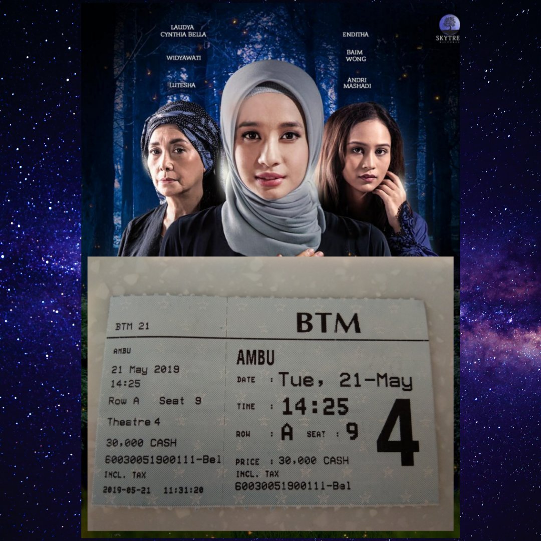 boy_akbar1996's tweet photo. Tiket Film "AMBU" 🌌
#SkytreePictures #CinemaXXI #BTM #BogorTradeMall #MallBTMBogor #FilmAmbu #21Mei2019 https://t.co/lQ4W0QFDq7