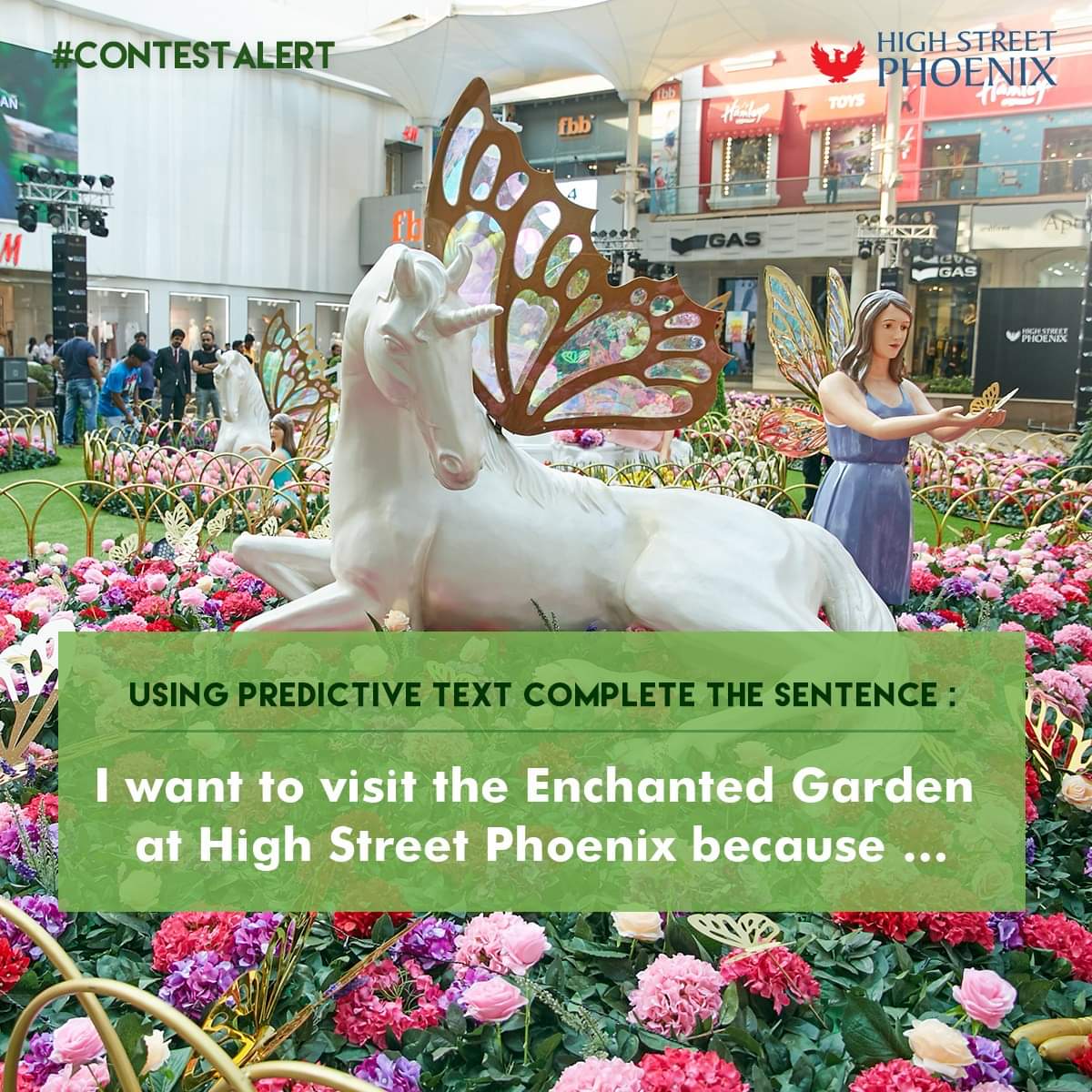 High Street Phoenix On Twitter Using Predictive Text Complete The Sentence I Want To Visit The Enchanted Garden At High Street Phoenix Because And Stand A Chance To Win Exciting Vouchers Come