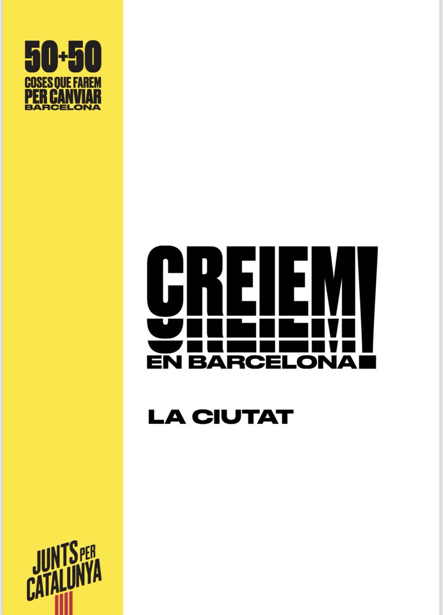 JuntsxcatGracia's tweet photo. #ProgramaJuntsXCatBcn 
1. #CreiemEnBCN ⤵️
💕Barcelona amb vida
💕Barcelona, per tota la vida i per tothom
#Municipals2019BCN 
#QuimFornxBCN #PdeCat
@JuntsxCatBCN https://t.co/TQiRcaNBy2