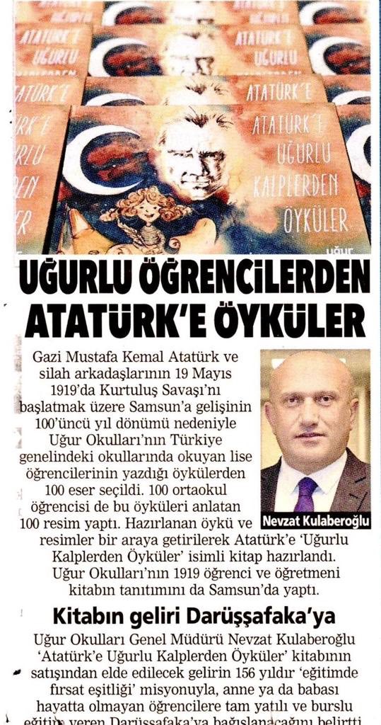 “Uğurlu Öğrencilerden Atatürk’e Öyküler” @postacomtr
https://www.posta.com.tr/ugurlu-ogrencilerden-ataturke-oykuler-2157460 …