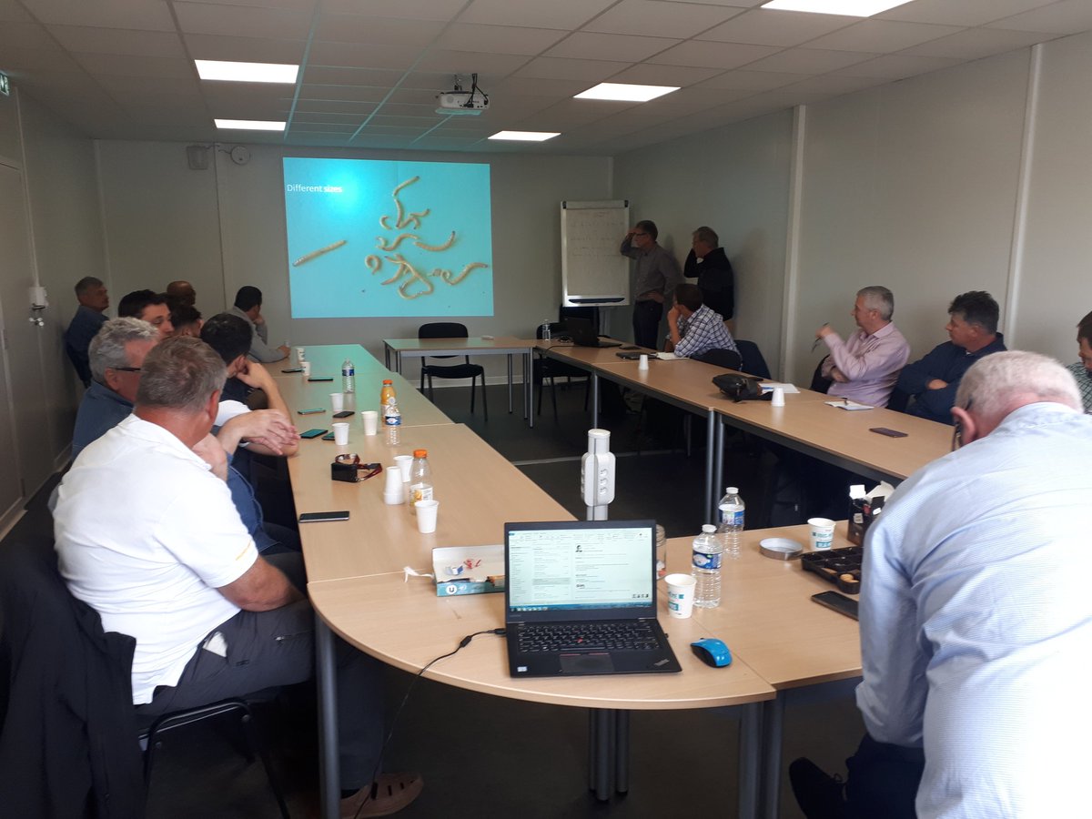 RomainRichard20's tweet photo. Formation technique sur le sujet Taupin. Problématique grandissante en Bzh notamment. #arysta #upl https://t.co/EoFG7je4jC