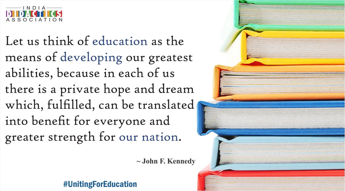 Indiadidac's tweet image. #SmartWords #EducationMatters