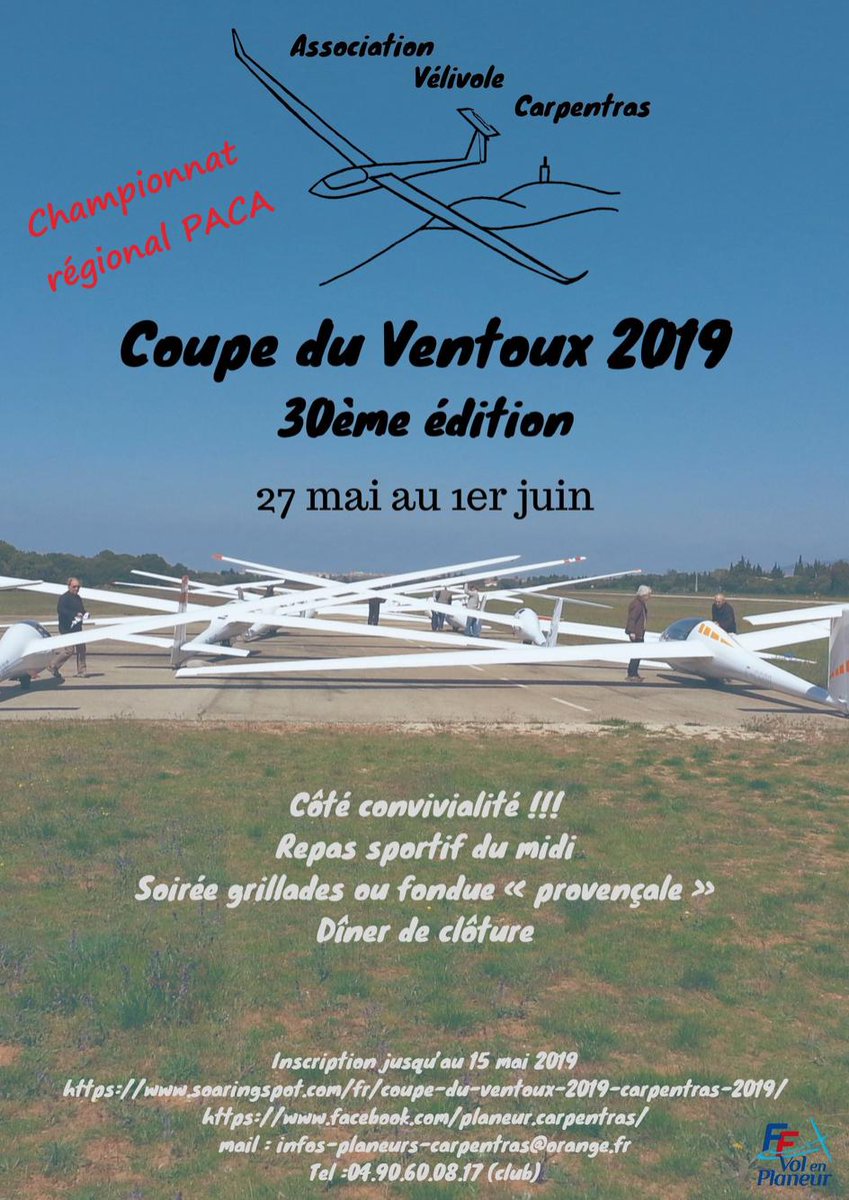 FlyingBul's tweet image. The Ventoux Cup will run from may 27 to June the 1rst! A regional championship in Provence-Alps-French Riviera. Flying, sun and French way of life!