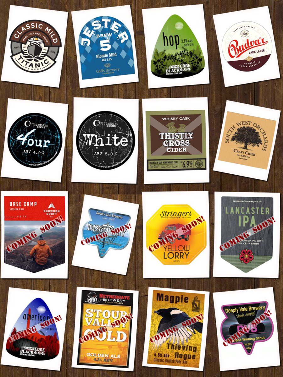 Todays #beer 
#EarlyBird £2.50 select #Pints til 12
#CheaperTuesday 25p off ALL Pints

Beer Board: goo.gl/tJzTts
@Titanic_Brewers <a href="/GoffsBrewery/">Goffs Brewery</a> <a href="/Blackedgebeers/">Blackedge Brewing Co Ltd</a> <a href="/BudweiserUK/">Budweiser UK</a> <a href="/Outstandingbeer/">Outstanding Brewing</a> <a href="/ThistlyCross/">Thistly Cross Cider</a> <a href="/SheppysCider/">Sheppy's Cider</a> 
<a href="/BoltonCAMRA/">Bolton CAMRA</a>
<a href="/BoltonMarkets/">Bolton Markets</a>
#RealAleFinder
#Bolton