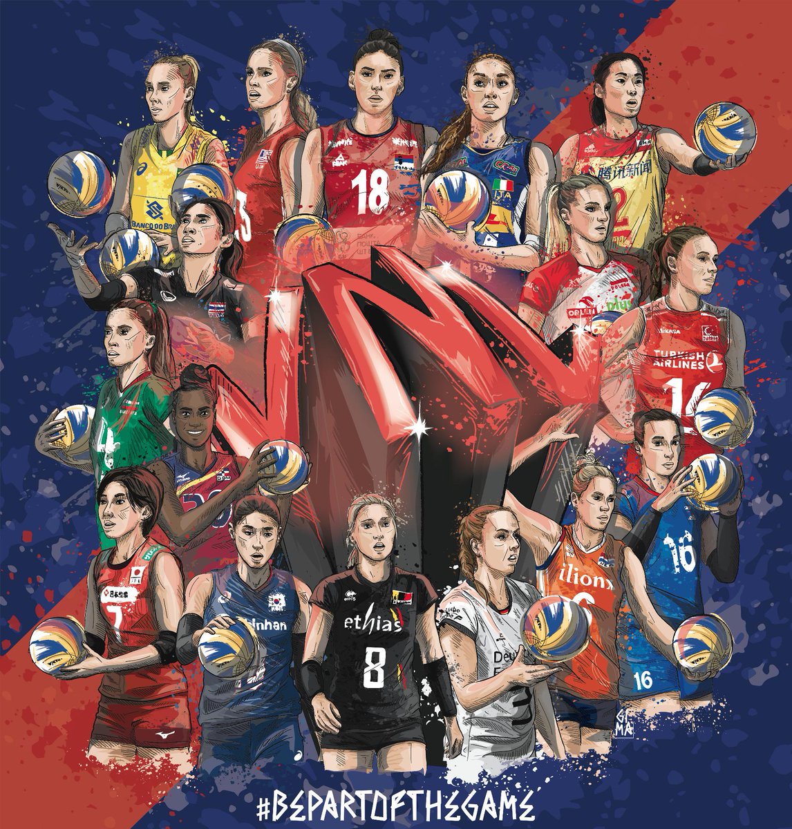 The day is finally here… Let the 2019 Women Volleyball Nations League begin!
Will you #BePartOfTheGame?

#VNL #Volleyball
