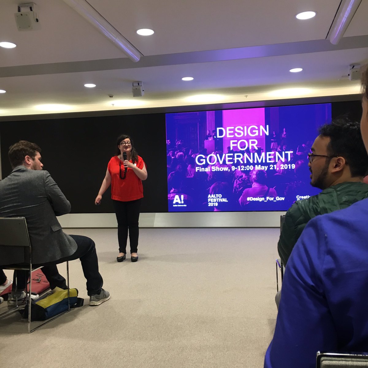 inlandDesign's tweet photo. while my colleagues run a service design training, @suse_miessner is excited to listen to #DesignforGovernment student presentations today! https://t.co/yjxQCv8gpX