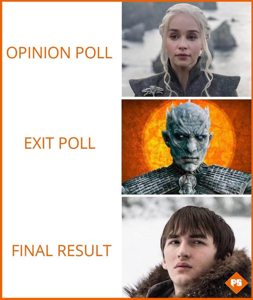 Officialdumbit's tweet photo. Thats the kind of ending we are going to witness .

#GameOfThronesFinale 
#WithRGExitPoll https://t.co/CdY6evXuPw