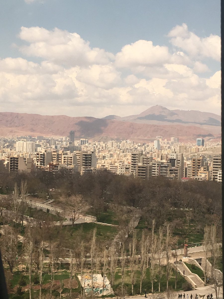 HicksBetsie's tweet photo. City of Tabriz, Iran from the top of a mountain... I adore the colors of the mountains here. Taken this past April 2019 ⁦@KimVatis⁩ ⁦@MazJobrani⁩ #LSSC https://t.co/rKs8S3deZY