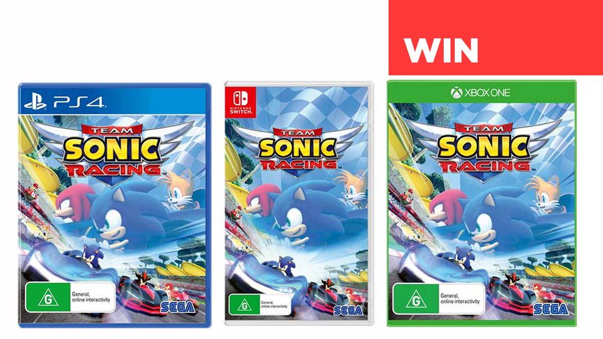 PressStartAU's tweet photo. WIN: Team Sonic Racing On Nintendo Switch/PS4/Xbox One https://t.co/1JEWTWKdCe https://t.co/hIsC2okhDE