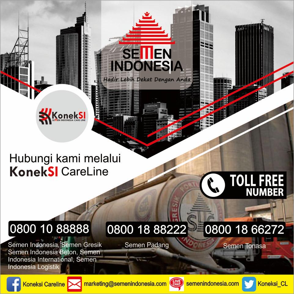 Koneksi_CL's tweet photo. #SahabatKonekSI butuh semen yang berkualitas dan sangat bagus untuk bangunan Anda. Kami punya solusinya 😉 
Hubungi Kami KonekSI CareLine. Bebas Pulsa! 😉

#KonekSICareLine
#SemenIndonesiaGroup https://t.co/OYHuIWzM6L
