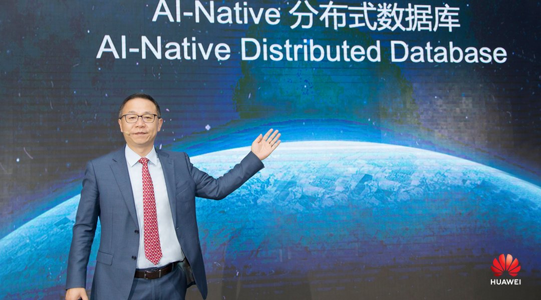 Huawei's tweet image. At the #GaussDB &amp;amp; #FusionStorage 8.0 launch, Huawei Executive Director of the Board David Wang said, “Data is becoming a new means of production, and intelligent, the new form of productivity.” Here’s why: tinyurl.com/y3svsdp9