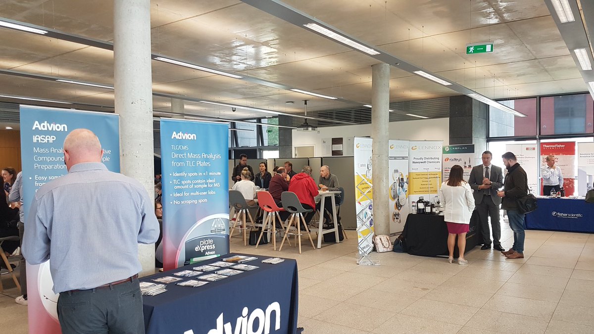 rob_elmes's tweet photo. Thanks to @Lennox_News, @Agilent, @GPEScientific, #Labplan,  @thermofisher, @abcr_GuteChemie, @Advion for making the day a great success! https://t.co/pnwcGIpGqn