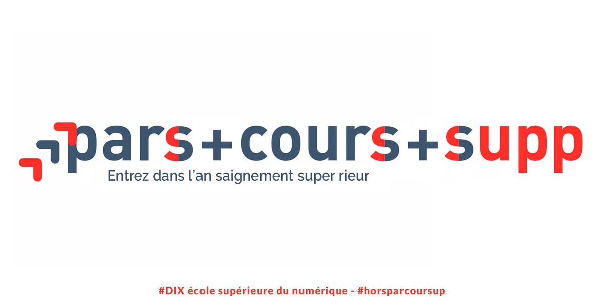 Chez #DIX, école supérieure du numérique à #Rambouillet, nous sommes volontairement #hors #parcoursup et on apprend à faire des sites #web et du #marketing #digital.  On peut vous garder une place <a href="/parcoursup_info/">Parcoursup</a> ? #fail