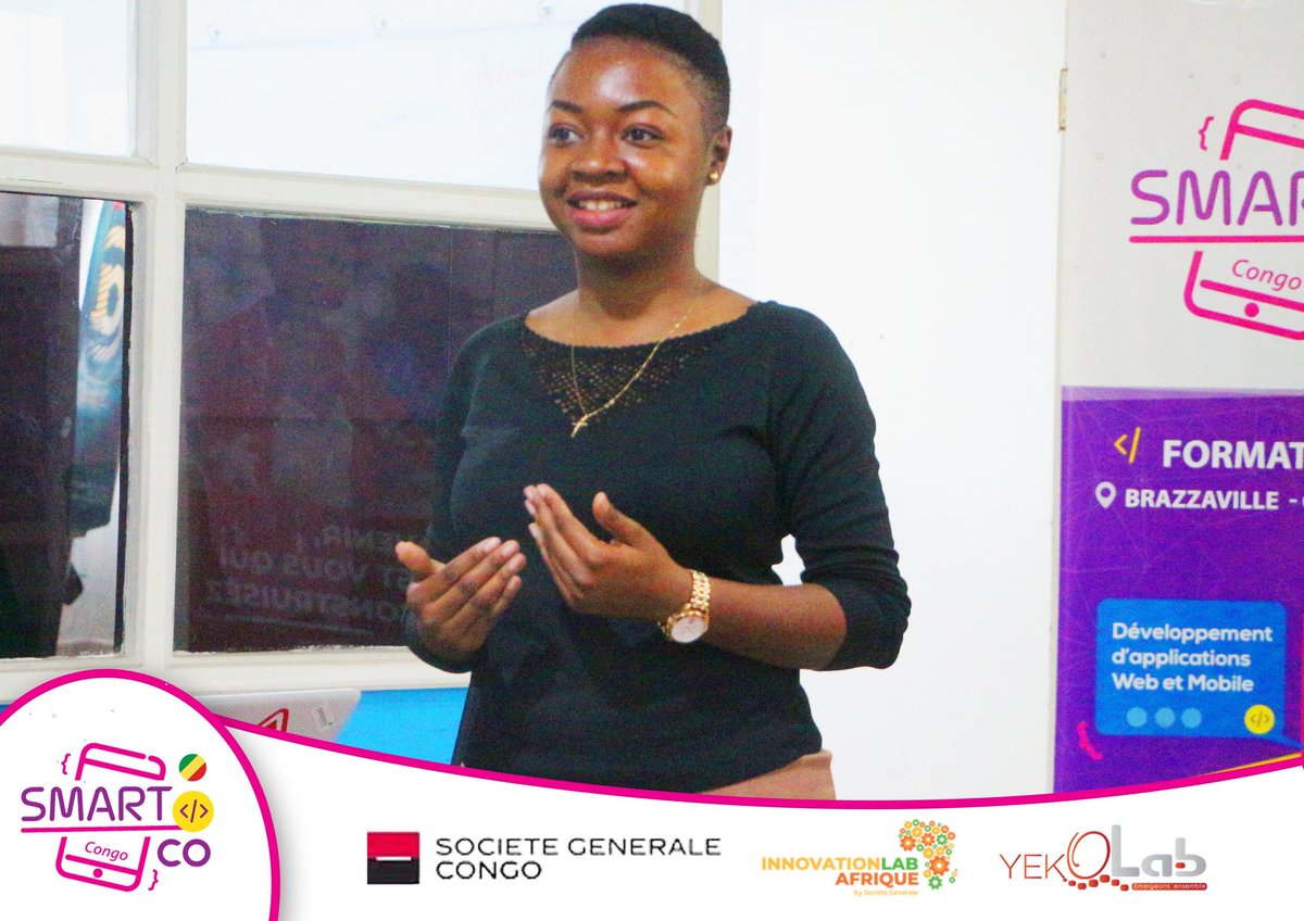 KrissBrochec's tweet photo. 📌Début du programme Smartcodeuses initié par la Société Générale Congo et pour lequel, je suis là marraine
Les projets en compétition sont vraiment de qualité
Mon programme : entreprendre à l'ère du digital, la transformation numérique et le personal branding
#WomenInTech https://t.co/94SV9zNRlx