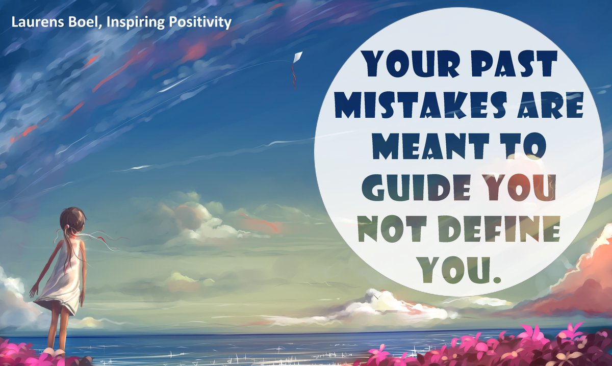 We all make mistakes and regret things in our past, but we are not our mistakes, we are here NOW… let’s make it count