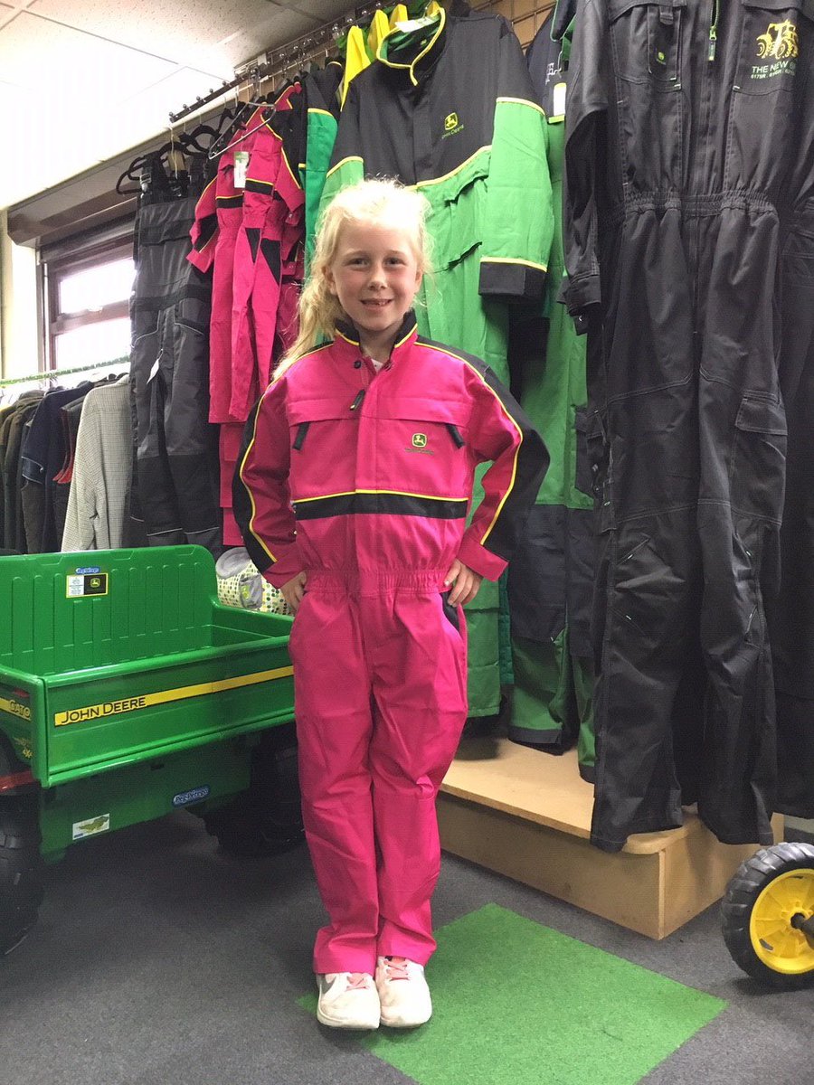 BenBurgessAg's tweet photo. What a smashing model we have... Cally is our Newmarket Service Manager Simon's daughter and is doing a great job at modelling our new overalls for kids.... you can get hold of these in our retail stores! https://t.co/IOGxmgdFh0