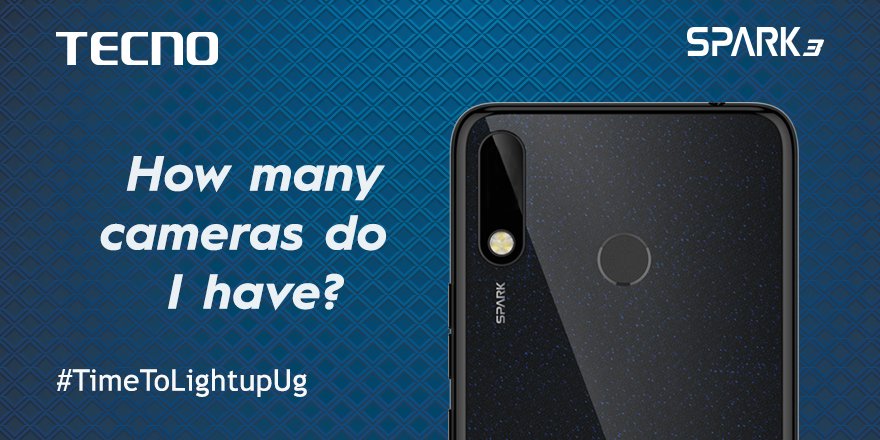 TECNOMobileUG's tweet image. How many Cameras does the #Spark3 have?
#TimeToLightUpUG