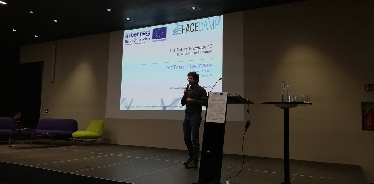 #FE12 #FutureEnvelope #Bolzano conference day #2 just started with Stefano Avesani <a href="/EURACrenewables/">Renewable Energy - Eurac Research</a> highlighting main results of the <a href="/INTERREGTweets/">Interreg Tweets</a> Italy-Austria funded #FACEcamp project enjoy 😊
