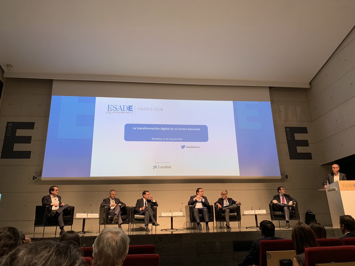 antoni_costa's tweet image. Disfrutando la sesión sobre  la transformación digital en el sector bancario de #ESADEAlumni con los top players del sector @ESADEAlumni @aevidomore