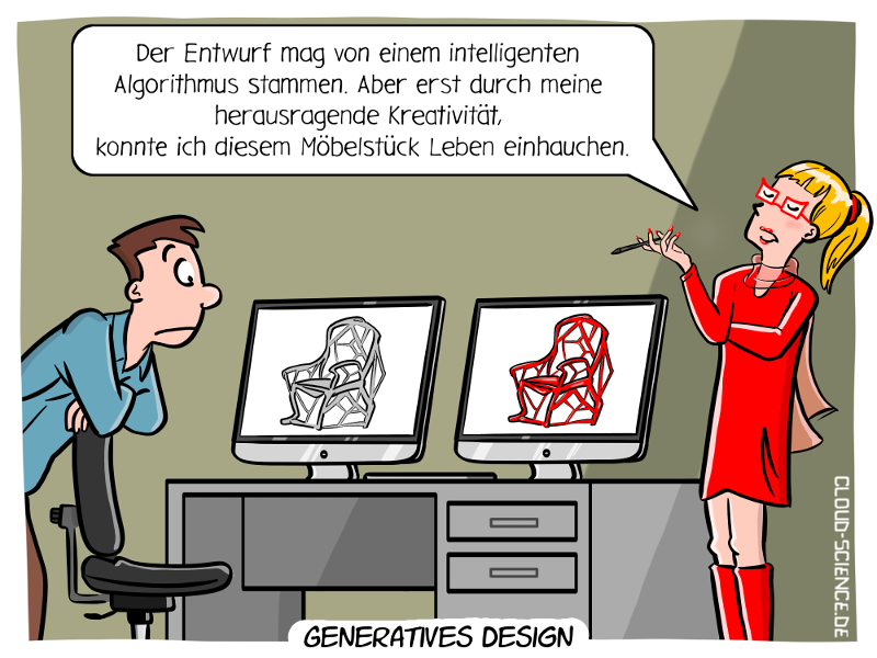 Tech_Cartoons's tweet photo. Wenn #KI zum Designer wird. #generativesdesign ermöglicht ganz neue Designvarianten. #Digitalisierung https://t.co/tieN45pHti