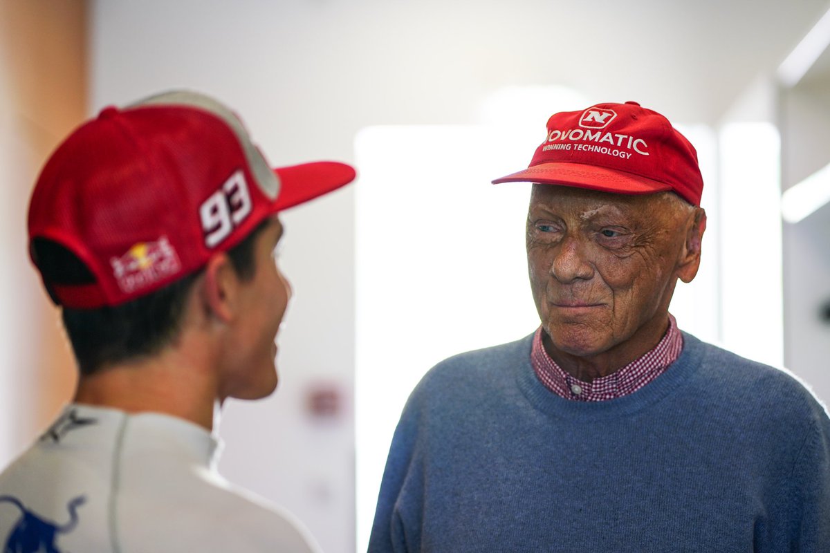 marcmarquez93's tweet photo. I will never forget when I met you and all your advice Niki. All my thoughts are with your family. 🙏🏼
Nunca olvidaré cuando nos conocimos y todos tus consejos. Todo mi apoyo a los familiares y amigos. 🙏🏼
#RIPNikiLauda #legend https://t.co/eexAudFlDl